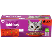 Izbor Whiskas Classic pouch hrane za macke 60 x 85 g