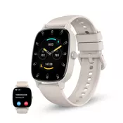KSIX, smartwatch Pulse, 1.83 zaslon, 7 dana bat., sport, zdravlje, IP68, bež