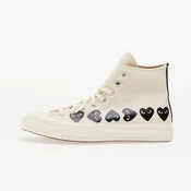 Sneakers Converse x Comme des Garcons PLAY Chuck 70 Hi Multi Heart Milk/ Black/ Egret EUR 37.5
