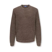 Only & Sons Junior Pulover pikčasto rjava