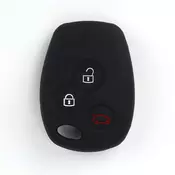 888 CAR ACCESSORIES Silikonska navlaka za ključeve crna Mercedes