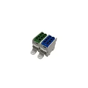 shumee Razdelilna blokovna enota HLAK25 (MAG) 2P modra, zelena 2xAl/Cu 25mm+16mm 1000VAC/1500VDC MAG2251BG0