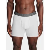 Under Armour UA Performance Cotton 6in Oprijete boksarice 3 Piece 825232 Bela