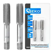 Komplet ročnih navojnih svedrov fini navoj M12x1,0mm 2kos 81902
