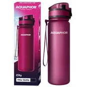 Aquaphor AQUAPHOR filtrirna steklenica + 1 filter kartuša za vodo 0,8 l bordo