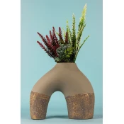 Aberto Design Dekorativna vaza BK005, Braon