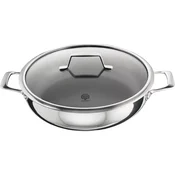 UniverSUS Astral ponev za cvrtje s steklenim pokrovom, 100 mm, dolžina: 380 mm