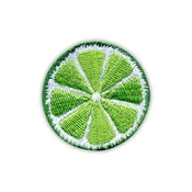 shumee Našitek rezine limete - prišit - vezen našitek/značka/emblem