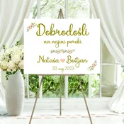Tabla dobrodošlice TABPOR 123