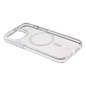 shumee Cellularline Gloss Mag - ovitek MagSafe za iPhone 15 Pro Max (prozoren)