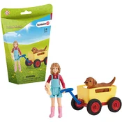 SCHLEICH Figure Devojcica i pas