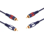 shumee Kabel 2x RCA (činč) vtič - 2x RCA vtič (činč) vitalco 3,0 m