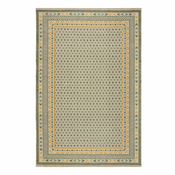 Zelena preproga iz mešanice jute 160x230 cm Mara Jute Border – Flair Rugs