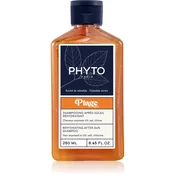 Phyto Plage Rehydrating After-Sun Shampoo šampon za po sončenju za lase izpostavljene soncu, morski in klorirani vodi 250 ml
