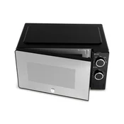 Mikrovalovna pečica mehanska z odmrzovanjem Black Silver 20L 55401