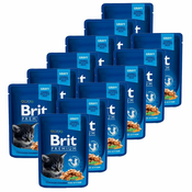 Vrečka BRIT Premium Kitten Chicken Chunks 12x100 g