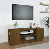 TV ormaric smeda boja meda 110 x 35 x 40,5 cm masivna borovina