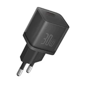 Stenski 30W polnilec Baseus GaN5S - black