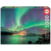 Puzzle Aurora Borealis Educa 1000 dijelova i Fix ljepilo od 11 godina