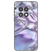 Silikonski črni ovitek za OnePlus 13 5G - Iridescent bubbles