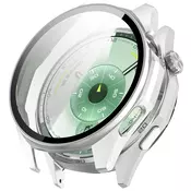 Ovitek z zaščito zaslona Techsuit Defense360 Pro za Huawei Watch GT 6 46mm - silver
