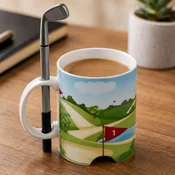 Golf skodelica s kemičnim svinčnikom in žogico