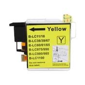 MEGA kartuša Brother LC1100Y XL Yellow, 20.5 ml (kompatibilna, rumena)