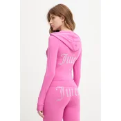 Juicy Couture jopica ženska z bombažem OOLA HOODIE
