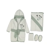 Set bademantil zeleni 230012
