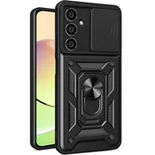 GS Oklepni ovitek za Samsung Galaxy A05s, CamShield Slide, črn