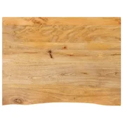 Stolna ploca sa živim rubom 70x60x2,5 cm od masivnog drva manga