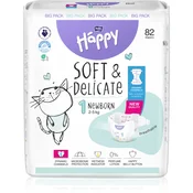 BELLA Baby Happy Soft&Delicate Size 1 Newborn plenice za enkratno uporabo 2-5 kg 82 kos