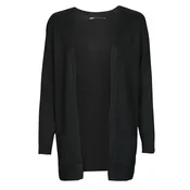 Only ONLLESLY L/S OPEN CARDIGAN KNT NOOS Črna