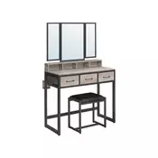Songmics Toaletna mizica RVT004B02 90x40x1408 cm črna