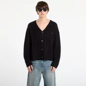 Pulover REPRESENT Textured Knit Cardigan Jet Black XL