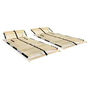 Vidaxl Letveno posteljno dno 2 kosa z 28 letvicami 7 con 70x200 cm