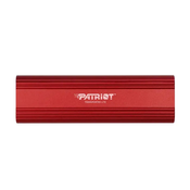 PATRIOT TRANSPORTER Lite 1TB prenosni SSD / USB 3.2 Gen2 / USB-C / zunanji / aluminijasto ohišje / rdeča