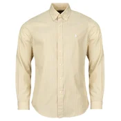 Polo Ralph Lauren CHEMISE AJUSTEE CUSTOM FIT EN POPELINE RAYEE Bež