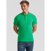 Iconic Polo Friut of the Loom Mens Green T-shirt