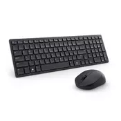 DELL KM555 Silent US tastatura + miš crna