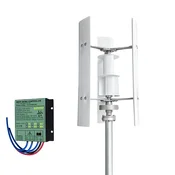 SMARAAD Vertikalna vetrna turbina, 3000W izhod, samostojni komplet, Brezplačen MPPT krmilnik, 3000W, 12V, (5000163966)
