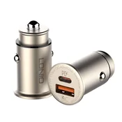 Auto punjač LDNIO C506Q USB i PD + Lightning kabel