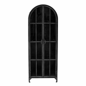 Crna metalna vitrina 56,5x152,5 cm Papole – Bloomingville