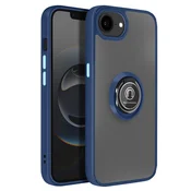 AVIZAR Etui za iPhone 17e s prstanastim stojalom in magnetno pritrditvijo, Modra, (5000274081)