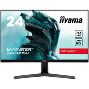 IIYAMA 24 ETE Fast IPS Gaming, G-Master Red Eagle, FreeSync Premium, 1920x1080@165Hz, 250cdm2, 1100:1, HDMI, DisplayPort, 0,8ms (MPRT), Sp