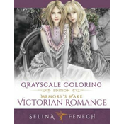 Memorys Wake Victorian Romance - Grayscale Coloring Edition