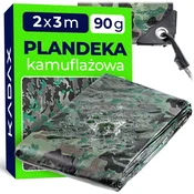 KADAX Debela vodoodporna UV ojačana ponjava 2x3 m, 90 g, močna prevleka