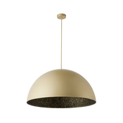 Luster na sajli SFERA 1xE27/60W/230V, precnik 35 cm, zlatna/crna