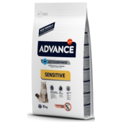 ADVANCE Cat Adult Sensitive hrana za macke, losos i riža, 10 kg