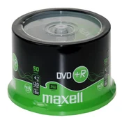 Maxell DVD+R 16x, 4.7GB 50 kom spindle